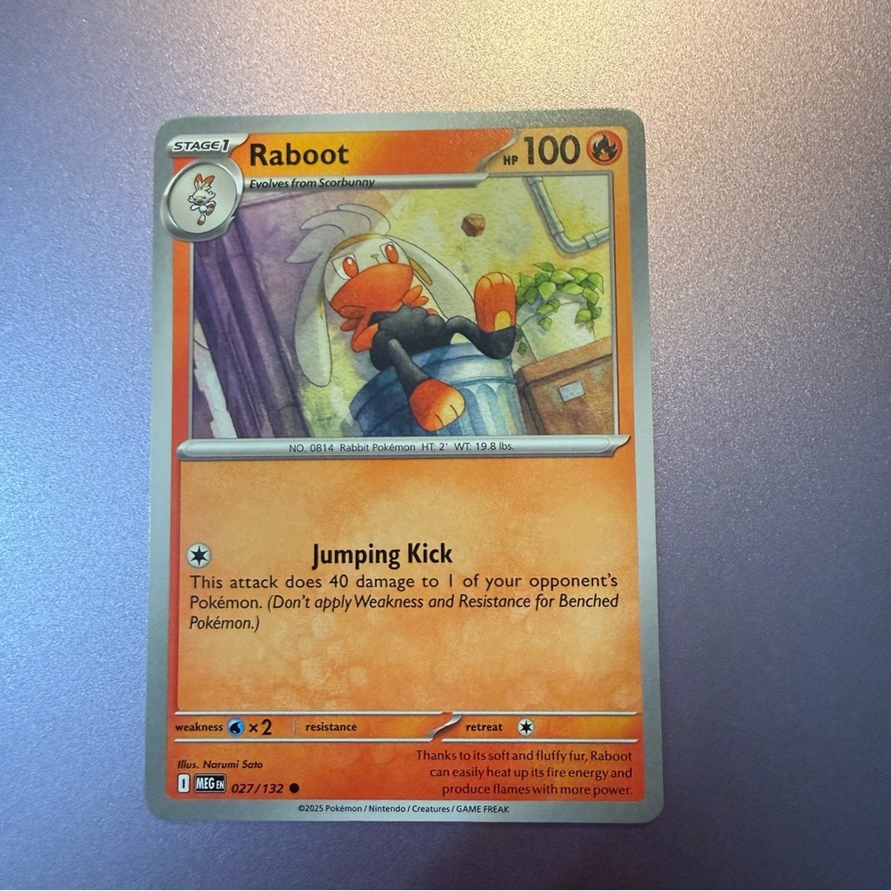 Pokemon TCG Raboot 027/132